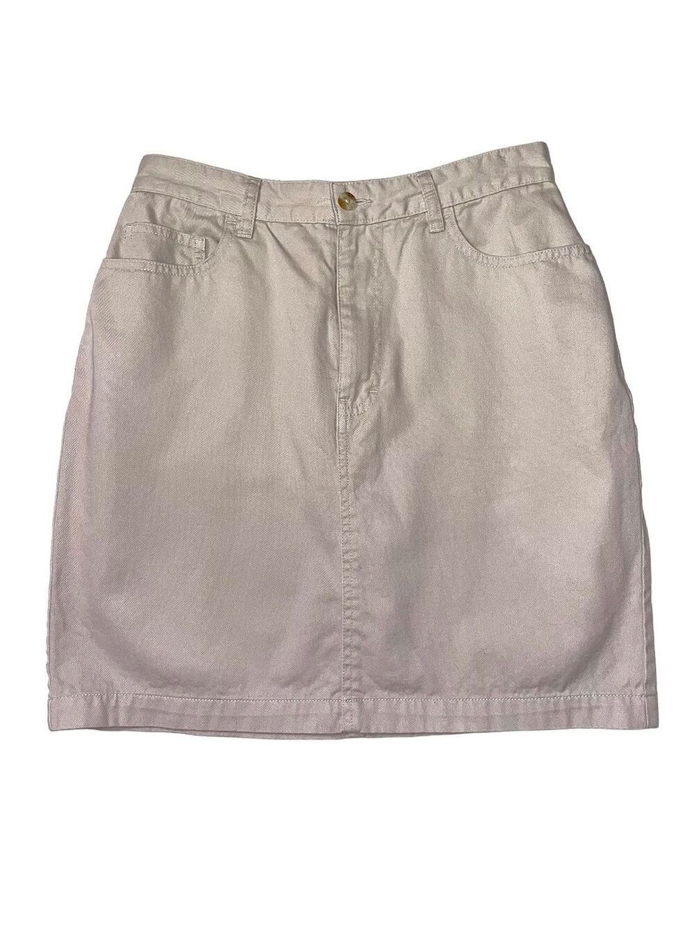 TOMMY HILFIGER khaki / tan miniskirt  Size 8